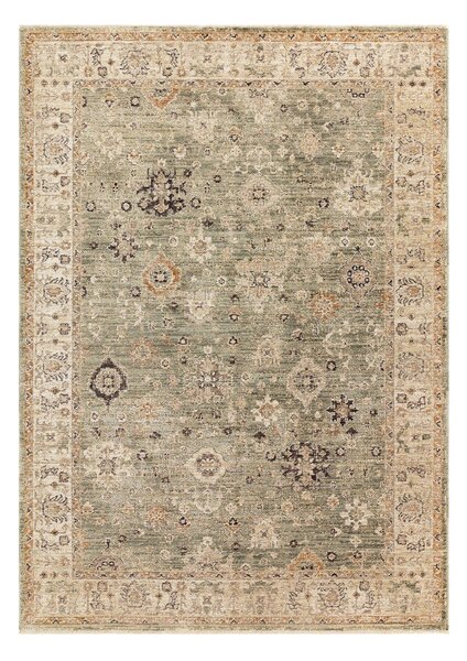 Zelena/bež ročno tkana preproga 120x160 cm Heriz Ornate – Asiatic Carpets