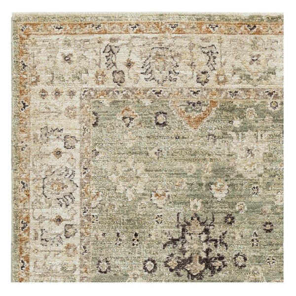 Zelena/bež ročno tkana preproga 120x160 cm Heriz Ornate – Asiatic Carpets