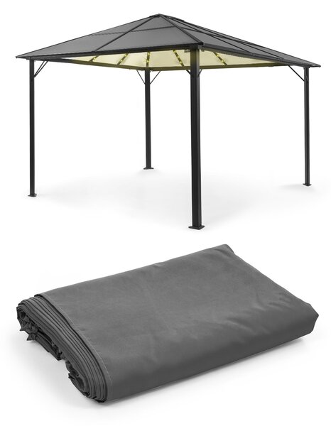 Blumfeldt Pantheon Solid Sky Ambient Solar, paviljon, 3 × 4 m, solarna razsvetljava