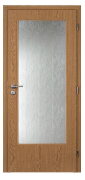 Notranja vrata Doornite 3/4 (39 x 850 x 2000 mm, hrast, desna, s steklom)