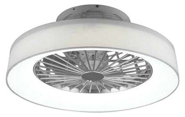 Stropni ventilator Farsund (27 W, 47 cm, 3.300 lm, 3.000 K - 6.500 K, bele barve)