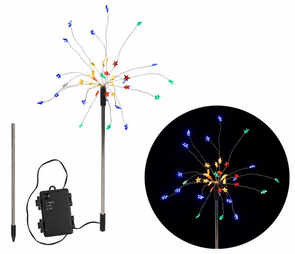 LED lučke STARRY SKY 40 LED 80x30 cm, barvne