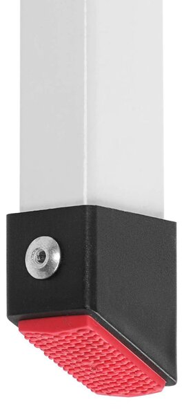 Zložljiva lestev STEP, 3 stopnice, max. 150 kg, bela/črna SongmicsHome