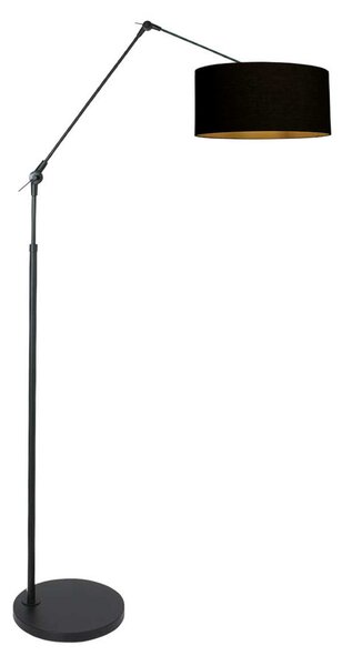 Steinhauer Stojna svetilka Prestige Chic črna/črna-zlata višina 250 cm, zatemnjen, Črna, Dnevna soba / jedilnica, Kovina