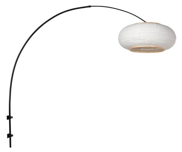 Steinhauer Stenska svetilka Sparkled Light 4619ZW, črna/belo platno, Črna, Dnevna soba / jedilnica, Kovina