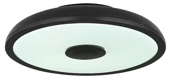 LED stropna svetilka Globo Raffy (18 W, 280 x 55 mm, RGBW, črna)