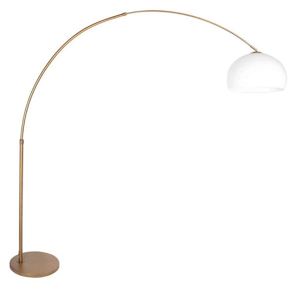 Steinhauer Stojna svetilka Sparkled Light bronasta/bela 240 cm plastika, zatemnjen, Bronasta / starinska medenina, Dnevna soba / jedilnica, Kovina, Sodobni
