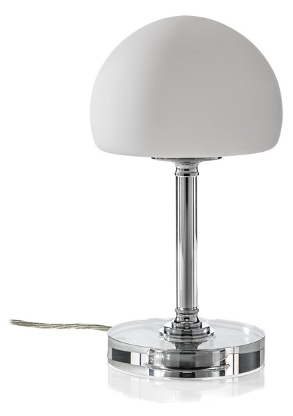 Steinhauer Ancilla - kromirana namizna svetilka LED z regulatorjem osvetlitve, zatemnjen, Kovinska, Dnevna soba / jedilnica, Kovina, Sodobni