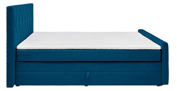 Based Postelja Boxspring Josie-b, Barva Petroleja, 160x200