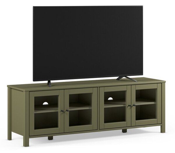 Zelena TV omarica iz masivnega bora 150x50x40 cm Alessandra – Marckeric