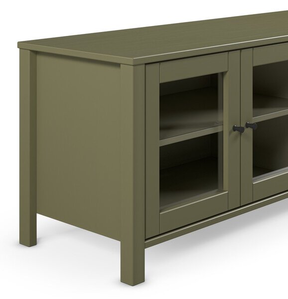 Zelena TV omarica iz masivnega bora 150x50x40 cm Alessandra – Marckeric
