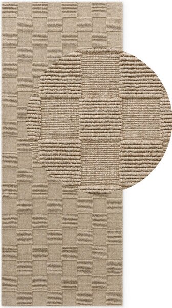 TEKAČ Kollektion 1766 80/200 cm tkano svetlo rjava