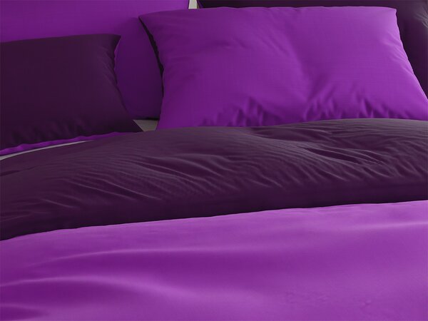 Bombažna posteljnina VIOLETTA vijolična Dimenzije posteljnine: 70 x 90 cm | 140 x 200 cm
