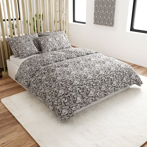 Polibombažna posteljnina ORIENT POLY siva Dimenzije posteljnine: 70 x 90 cm | 140 x 200 cm