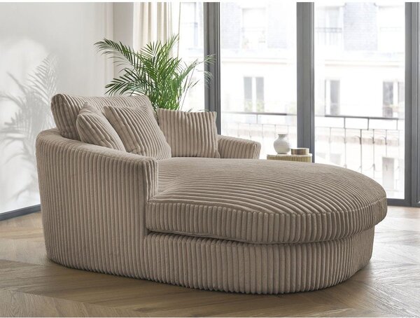 Sivorjav fotelj iz rebrastega žameta Belem – Bobochic Paris
