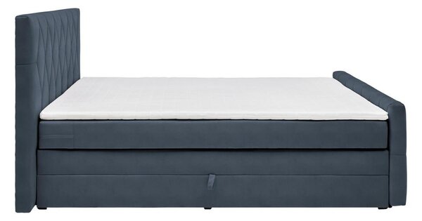 Based Postelja Boxspring Josie-b, Sivomodra, 160x200