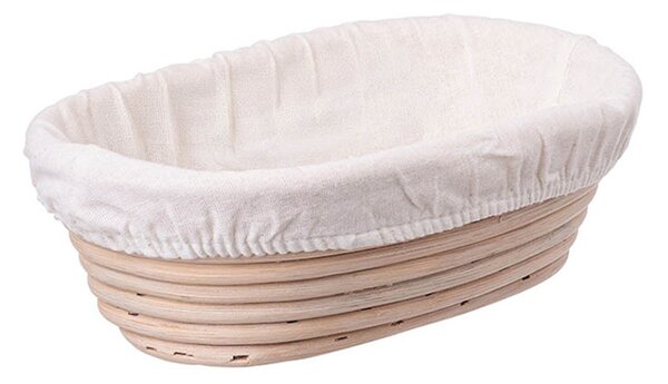 ATMOWOOD Ovalna ratanova košara 30 x 15 x 8 cm