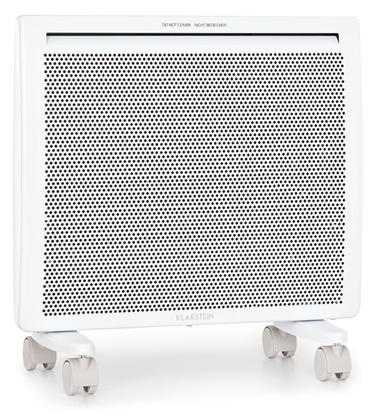 Klarstein Hot Spot Slimcurve Double Wave, grelec 2 v 1, 1000 W, tedenski timer, bela barva