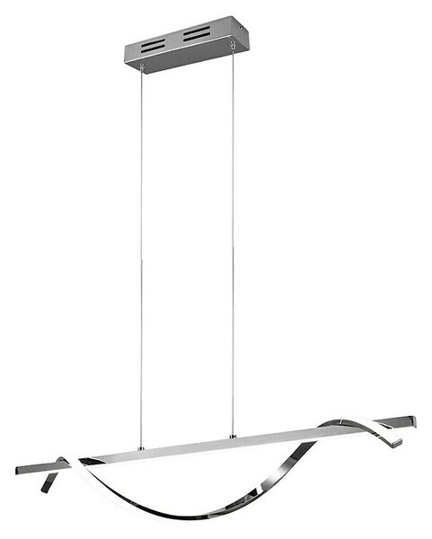 Trio Leuchten LED viseča svetilka Isabel (26 W, Višina: 150 cm, Nevtralno bela, Krom)