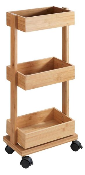 WENKO 24390100 - Regal TORTONA 18x71,5 cm rjava/črna