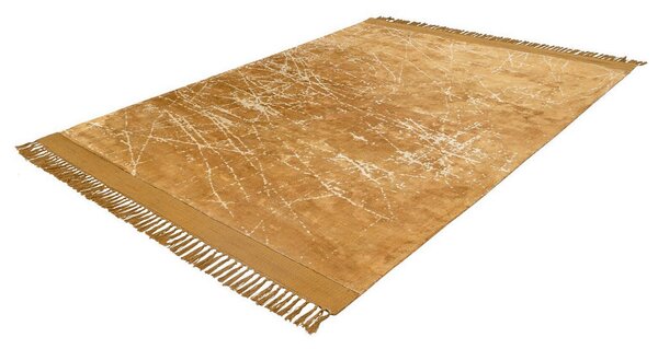 RAVNO TKANA PREPROGA 80/150 cm taftano zlate barve
