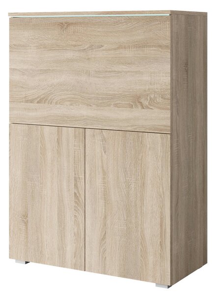 PISALNIK leseni material barve hrasta