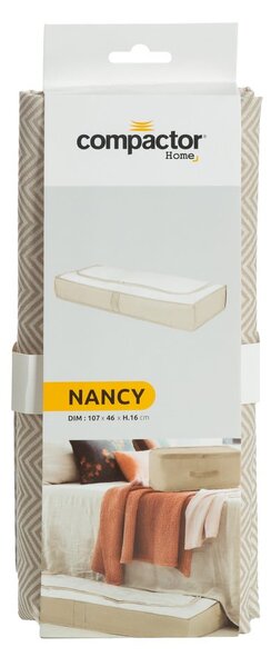 Tekstilna škatla za pod posteljo Nancy – Compactor