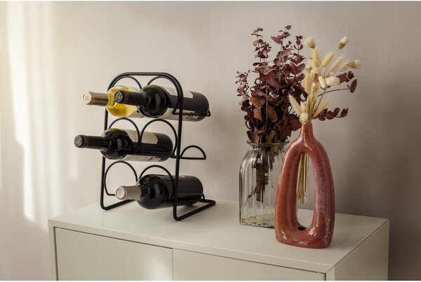 Kovinsko stojalo za vino za 6 steklenic – Compactor