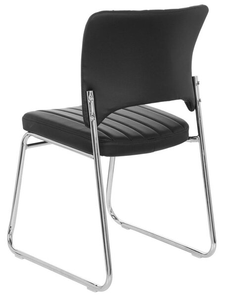 KONFERENČNI STOL tekstil črna