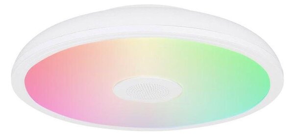 Globo - LED RGB Kopalniška svetilka z zvočnikom RAFFY LED/18W/230V IP44 + Daljinski upravljalnik