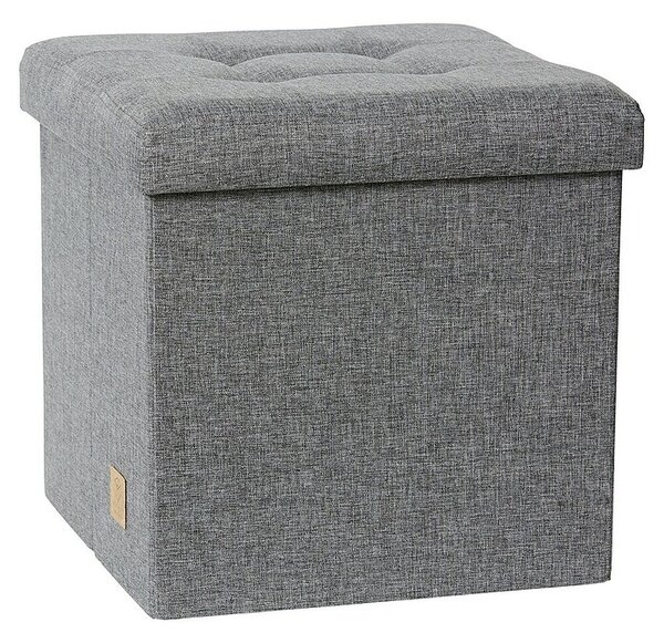 Store It Premium Taburet s prostorom za shranjevanje Home (Do x Š x V: 38 x 38 x 38 cm, Sive barve)