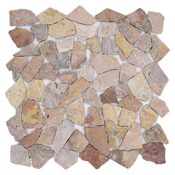 Mozaična ploščica Uni CIOT 30/140 (30,5 x 30,5 cm, Rdeče barve, Mat)