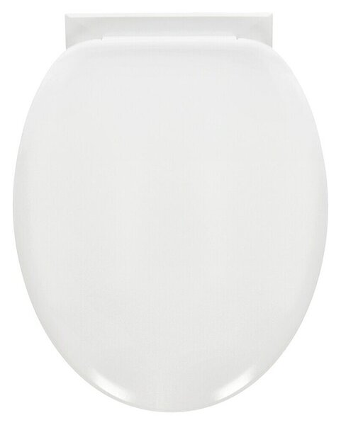 WC deska Miami (Plastika, Bele barve, S samodejnim spuščanjem)