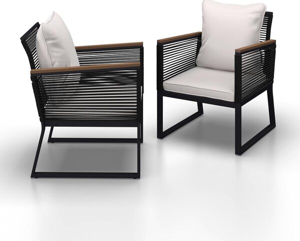 Bessagi Garden Set Vrtnih Stolov Toni, 2 Kos, Krem