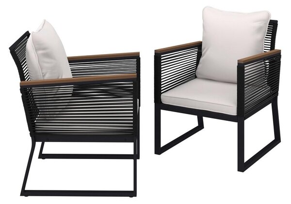 Bessagi Garden Set Vrtnih Stolov Toni, 2 Kos, Krem