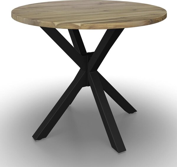 Bessagi Home Jedilna Miza Gemma, Barva Akacije, Ø 100cm