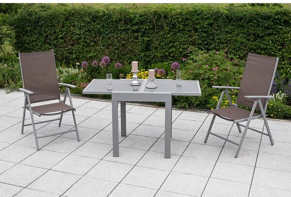 Gardenson Vrtni Set Amalfi, 3-Delno, Rjavosiva