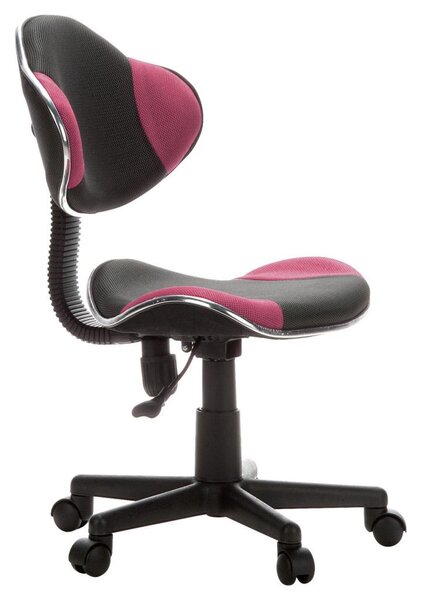 MID.YOU Mladinski Vrtljivi Stol Kiddy Gti 2, Siva, Roza