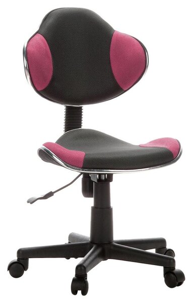 MID.YOU Mladinski Vrtljivi Stol Kiddy Gti 2, Siva, Roza