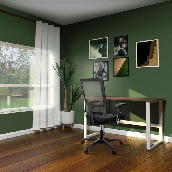 MID.YOU Pisarniški Stol Office R8, Črna