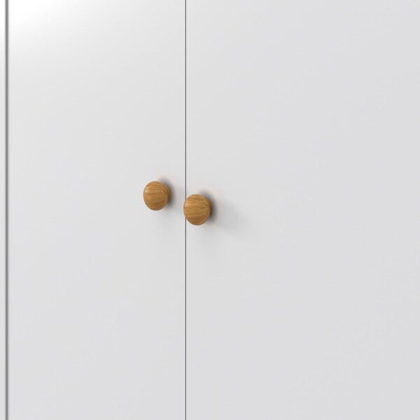 Bessagi Home Omara Za Oblačila Ludo, Bela