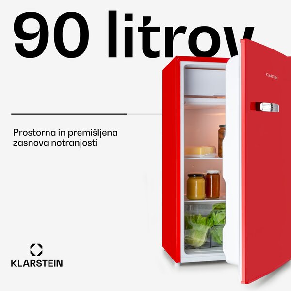Klarstein Beercracker 91L, hladilnik, 91 l, zamrzovalnik 7 l