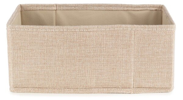 Bež tekstilna škatla za shranjevanje 28x12x12 cm Sandy – Compactor