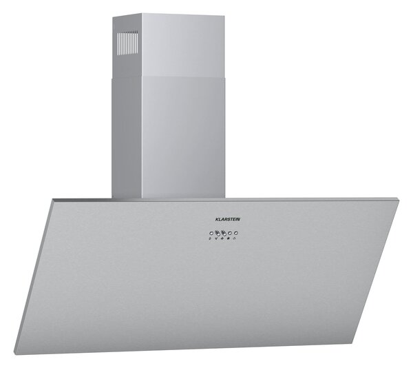Klarstein Silver Lining 90, kuhinjska napa, 90 cm, 568 m³/h, energijski razred A, nerjaveče jeklo