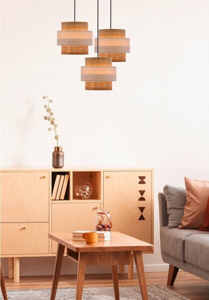 VISEČA NIHALNA SVETILKA Rattan 100 cm E27