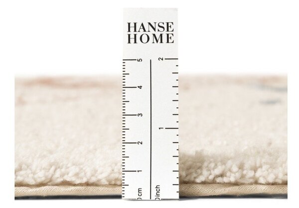 Kremno bela pralna/ročno tkana bombažna otroška preproga 140x200 cm Snuggle Leander – Hanse Home