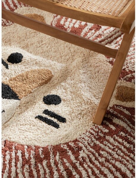 Kremno bela pralna/ročno tkana bombažna otroška preproga 140x200 cm Snuggle Leander – Hanse Home