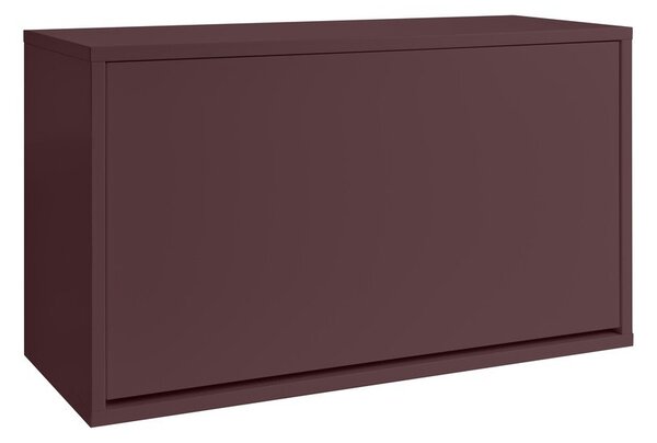 Bordo rdeča preklopna/stenska omarica za čevlje 70x30x40 cm – ReCollector