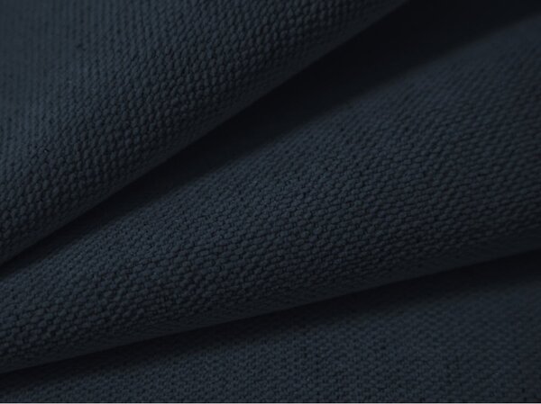 Temno modra oblazinjena zakonska postelja s prostorom za shranjevanje z letvenim dnom 180x200 cm Lupine – Micadoni