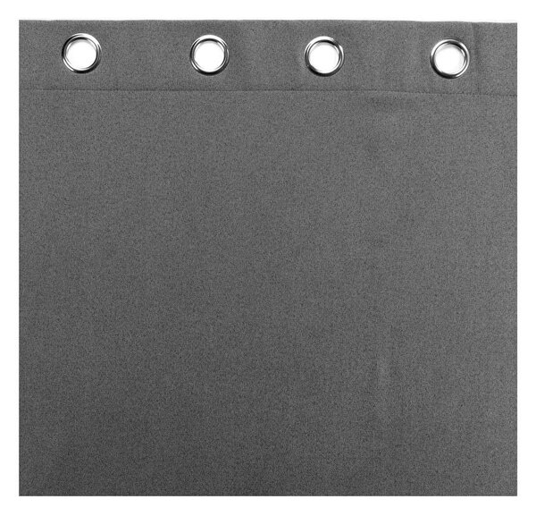 Antracitno siva akustična zavesa 140x260 cm Jupiter – douceur d'intérieur